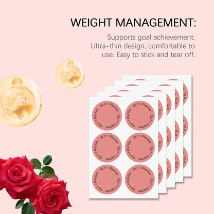 Glp1 Patches for Weight Loss Firming Shaping Skin Abdomen Fat Burning Natural Ingredient Blood Sugar Balance Body Slimming Patch